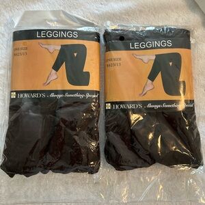 2 Pair NIB chocolate brown leggings